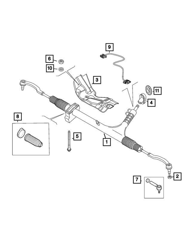 68614372AB - : Rack And Pinion Gear for Mopar Image