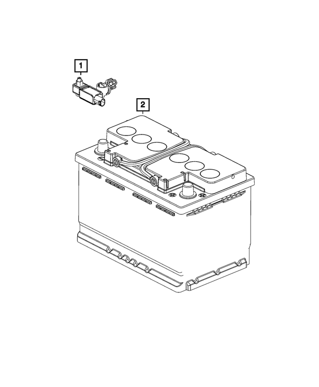 BLH6A001AA - Electrical: Storage Battery for Mopar Image image