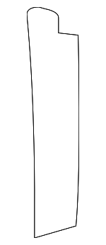 GS3R508V2 - Body: Black Out Tape for Mazda: 6 Image