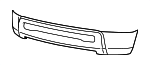 1MQ02HWLAA - Body: Bumper for Ram: 2500, 3500 Image