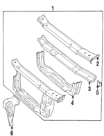 10288085 - Cooling System: Radiator Support for GM Image