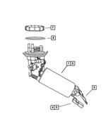 5114547AK - Fuel: Fuel Pump/level Unit Module Kit for Mopar Image