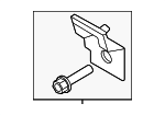 PC3Z25613D74AA - Body: Child Restraint Anchor Plate for Ford Image