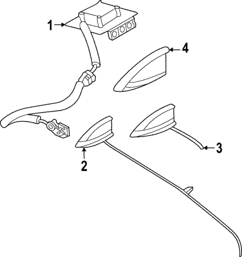 Antenna & Radio for 2023 Nissan ARIYA #0