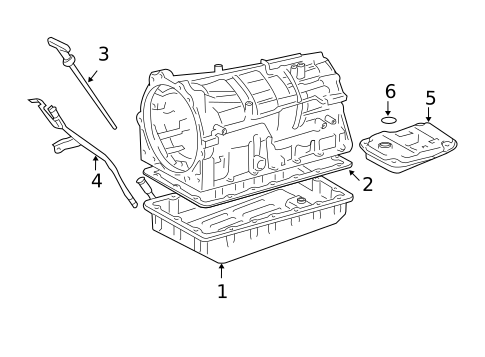 Transmission Components for 2004 Lexus GX470 #0