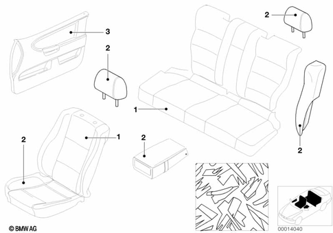 Upholstery Code and Material for 1996 BMW 325is #2