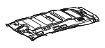 6331008Q50B1 - Body: Headliner for Toyota: Sienna Image