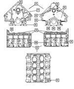 R8266874AA - 5.7L Gas; Engine: Long Block Engine for Mopar Image