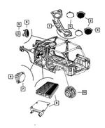 1YK87DX9AB - Electrical: Speaker Enclosure for Mopar Image