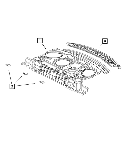 Shelf Panel for 2015 Chrysler 200 #0