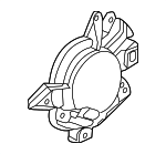 79034TZ5A41 - HVAC: Blower Cover for Honda Image