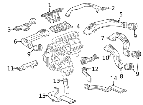 Ducts for 2022 Chevrolet Blazer #0
