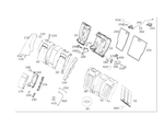 2188200598 - Rear Seat Bench: Seat Heating for Mercedes-Benz Image