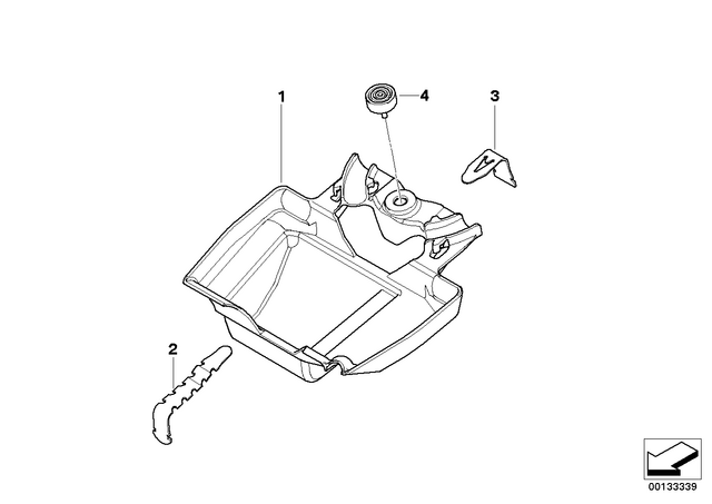 46627669977 - : Tool Kit Compartment for BMW-Motorrad Image