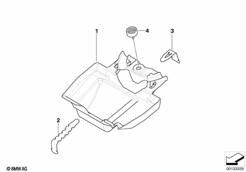 Mirrors, Trim, Storage Compartments for 2004 BMW-Motorrad R 1200 GS #1
