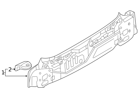 Rear Body for 2003 Mazda Protege5 #0