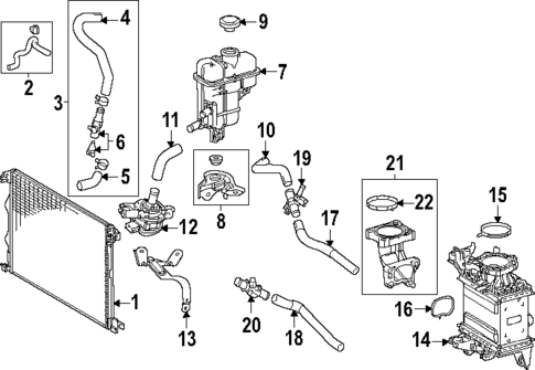 Throttle Body for 2025 Toyota Grand Highlander #0