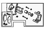 58230XA000 - Brakes: Caliper Assembly for Kia Image