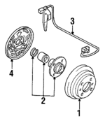 432000M001 - : Rear Wheel Bearing for Nissan Image