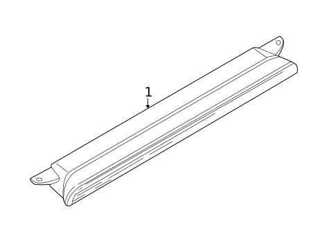 High Mounted Stop Lamp for 2000 BMW X5 #0