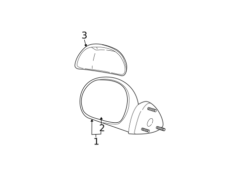 Outside Mirrors for 2001 Ford Expedition #0