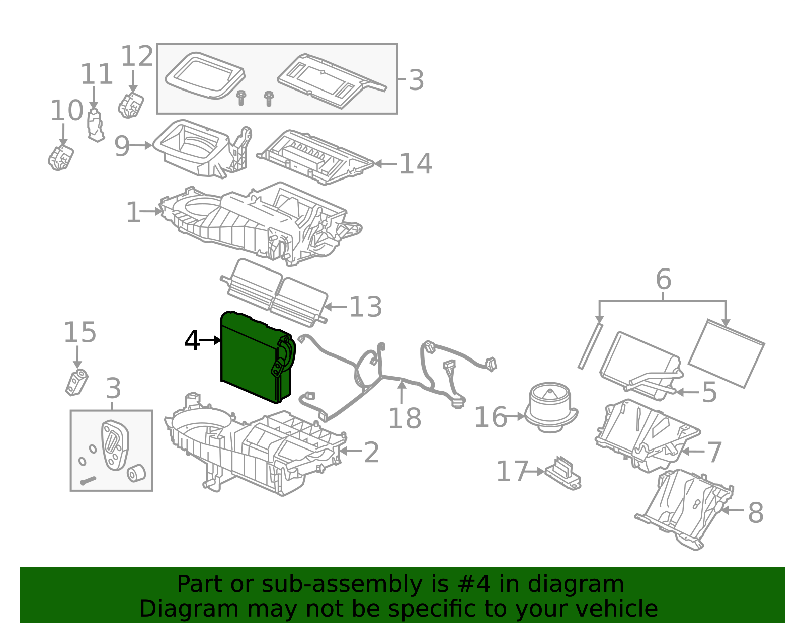 Air Conditioning Evaporator Core with Seal 89019127 | Shop Matick Buick GMC