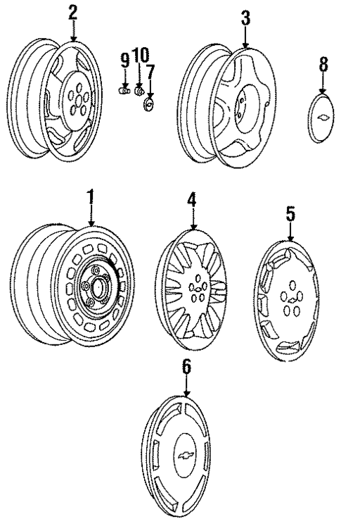 Wheels for 1998 Chevrolet Lumina #0