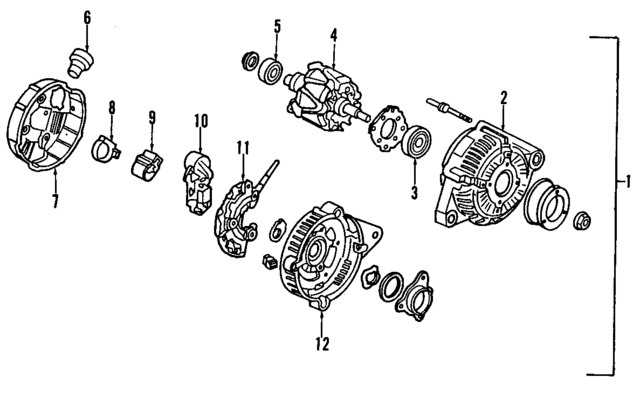31109PR7A01 - Electrical: Front Housing for Acura Image