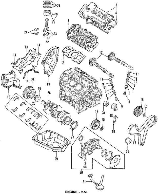 F72Z6049BA - Engine: Cylinder Head for Ford: Probe Image