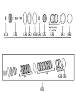 52119776AA - Transmission: Overdrive Clutch Hub And Shaft for Mopar Image