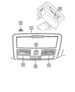1RC65DX9AG - Interior Trim: Overhead Console for Mopar Image image