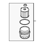 32140027 - Engine: Oil Filter Housing for Volvo: S60, S60 Cross Country, S80, S90, V60, V60 Cross Country, V90, V90 Cross Country, XC40, XC60, XC70, XC90 Image