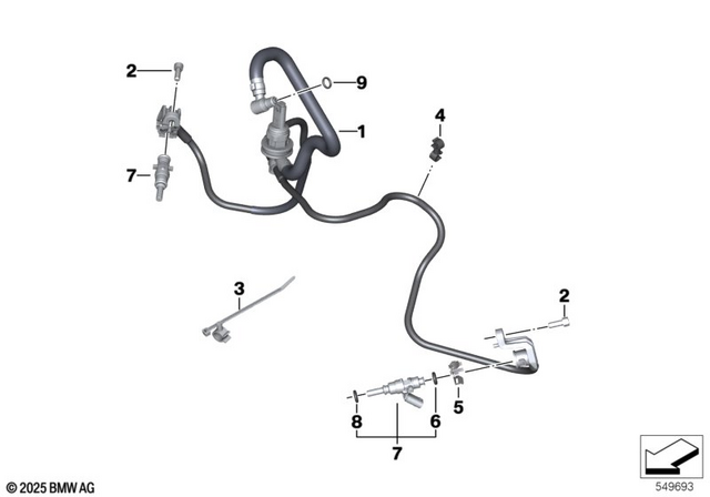 13539898486 - : Fuel Distributor for BMW-Motorrad Image