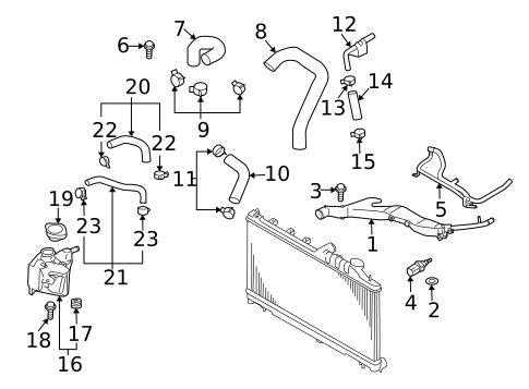 Hoses & Pipes for 2013 Subaru Forester #0
