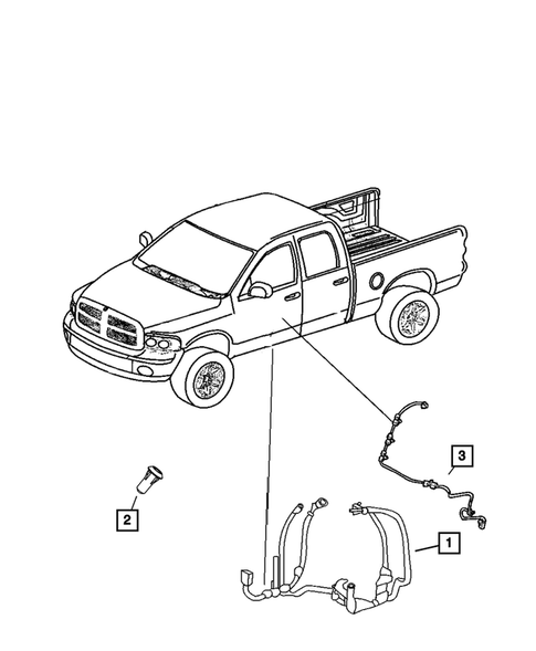 Wiring-Body and Accessories for 2012 Ram 3500 #2