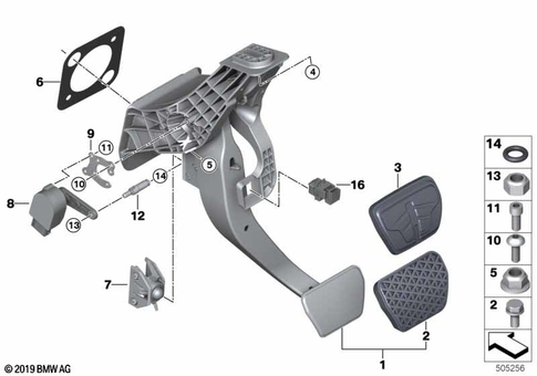 Pedals for 2024 BMW 330e #0