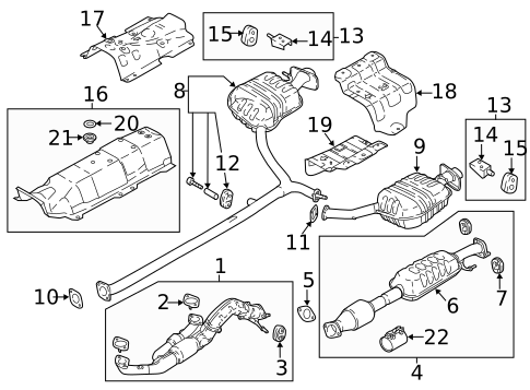 Exhaust Components for 2018 Kia Cadenza #0