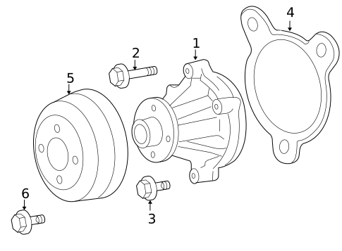 Water Pump & Related Components for 2008 Lincoln Mark LT #0
