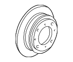 42510SR3A11 - : Brake Rotor for Honda: Civic, Civic del Sol Image