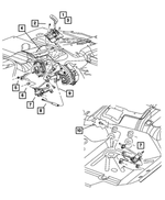 52104073AC - : Gear Shift Control Rod for Mopar Image