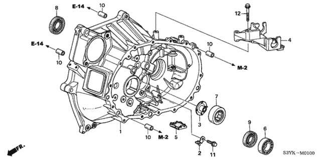 MT Clutch Case for 2006 Honda Insight #0