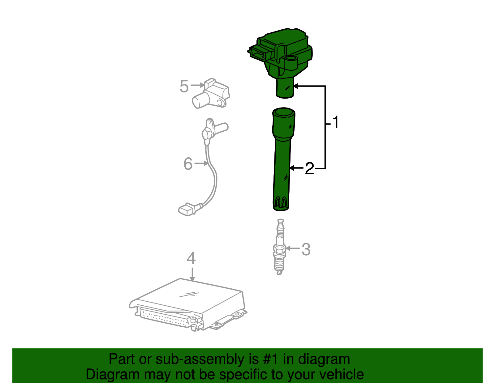 Ignition Coil - Porsche (997-602-107-00)