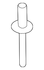 9026904054 - Body: Outer Molding Rivet for Toyota: 4Runner, Crown Signia, Echo, Grand Highlander, Highlander, Prius C, RAV4, Tacoma Image