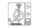 5186044AC - Body: Caution Label for Mopar Image