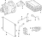9002954 - Hybrid Components: Control Module for Mercedes-Benz Image