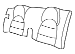C2N2529NED - Body: Seat Back Assembly for Jaguar Image