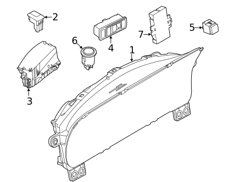 Switches, Solenoids & Actuators for 2023 Lincoln Aviator #0