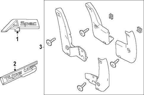 Exterior Trim - Fender for 2024 Acura Integra #0