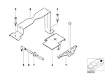61218242244 - Vehicle Electrical System: Hexagon-Head Bolt with Shank for BMW Image