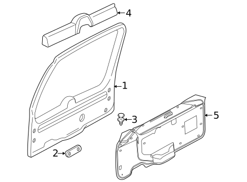 Interior Trim for 2005 Mercury Mountaineer #0